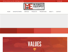 Tablet Screenshot of midwestequipmentco.com